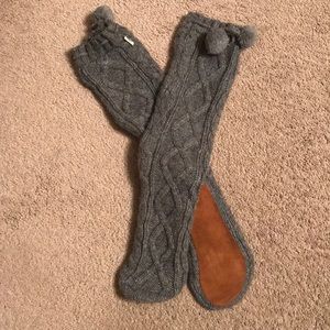 A & F boot socks